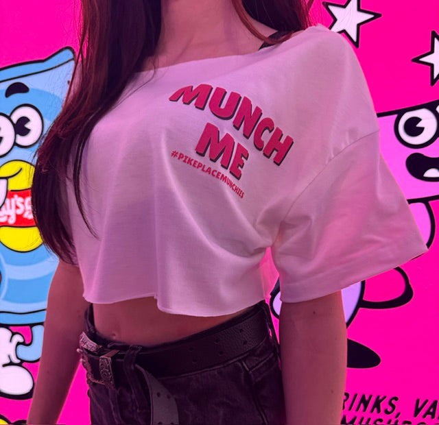 White Cropped T-Shirt