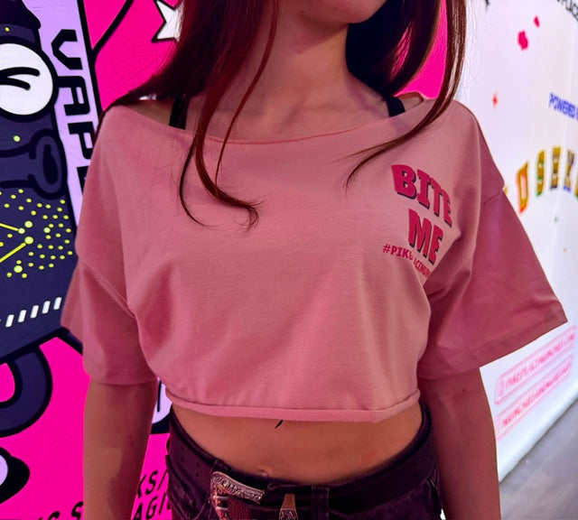 Pink Cropped T-Shirt