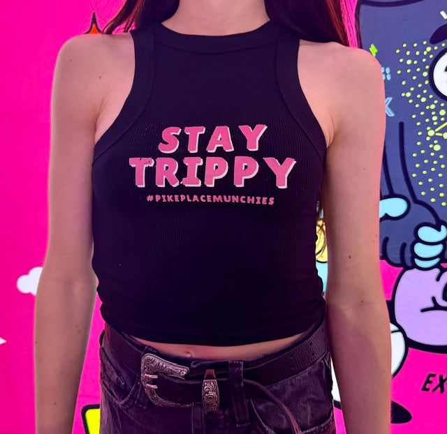 Black Cropped Tank